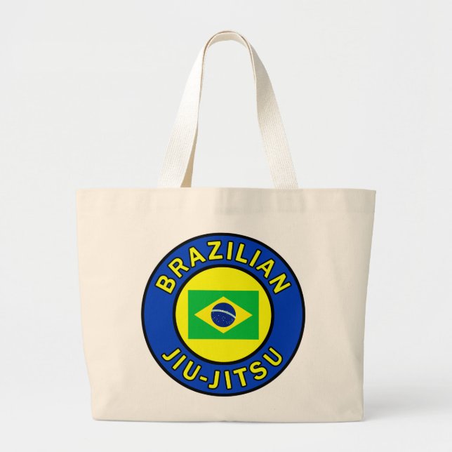 Bolso De Tela Gigante Jiu Jitsu (Frente)