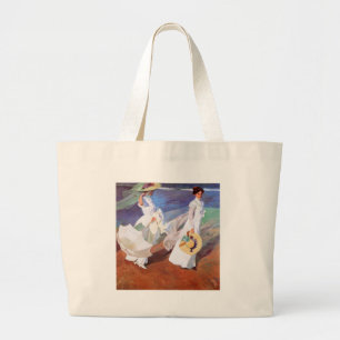 Bolso De Tela Gigante Joaquin Sorolla Women Walking Beach