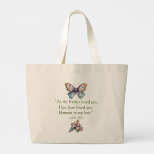 Bolso De Tela Gigante John 15:9 Amar a Dios
