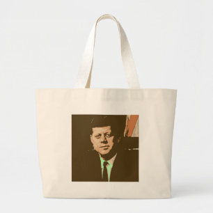 Bolso De Tela Gigante John F Kennedy