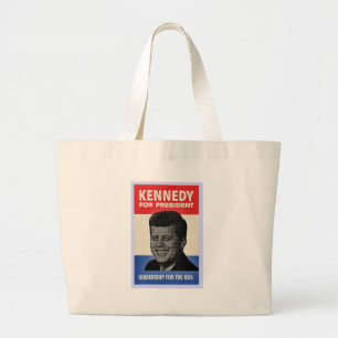 Bolso De Tela Gigante John F. Kennedy