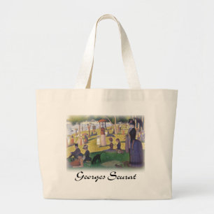 Bolso De Tela Gigante Jorte Seurat - un domingo en el La grande Jatte