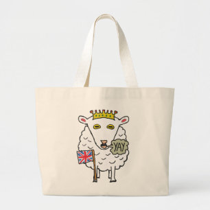 Bolso De Tela Gigante Jubilee Royal Sheep