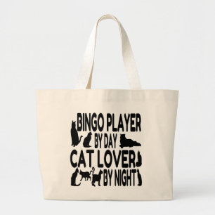 Bolso De Tela Gigante Jugador de Bingo para Gato