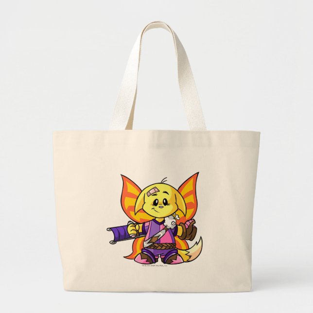 Bolso De Tela Gigante Jugador de Kacheek Faerieland (Frente)