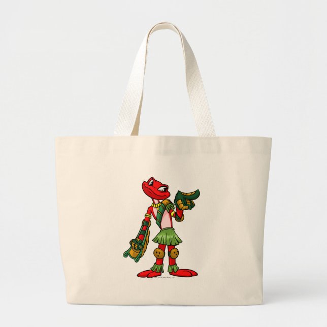 Bolso De Tela Gigante Jugador de la isla del misterio de Nimmo (Frente)