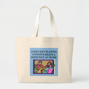 Bolso De Tela Gigante jugador del juego de la canasta