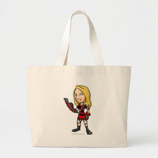 Bolso De Tela Gigante Jugador del personal de la isla de Krawk de la