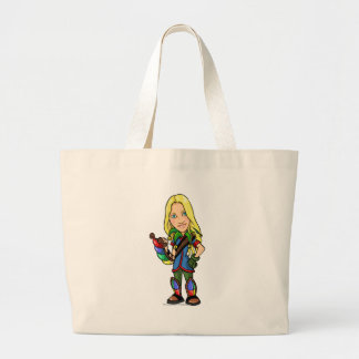 Bolso De Tela Gigante Jugador del personal de la isla de Socktastic Roo