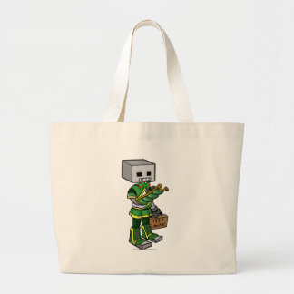 Bolso De Tela Gigante Jugador del personal de Lawyerbot Brightvale