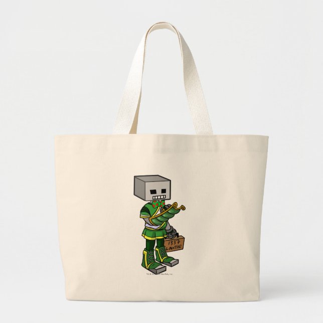 Bolso De Tela Gigante Jugador del personal de Lawyerbot Brightvale (Frente)