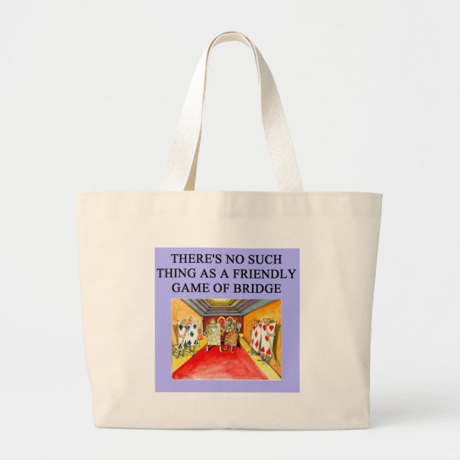 Bolso De Tela Gigante jugador duplicado del juego del puente (Frente)