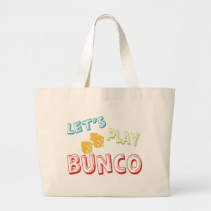 Bolso De Tela Gigante juguemos el bunco