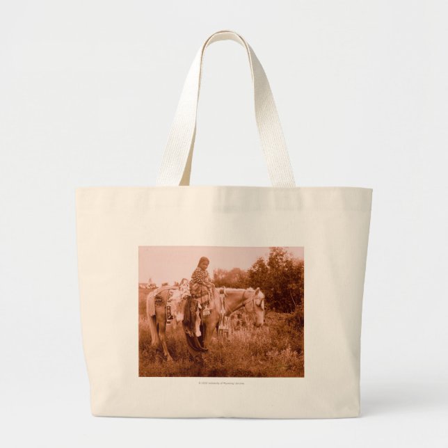 Bolso De Tela Gigante Julia - mujer del cuervo (Frente)