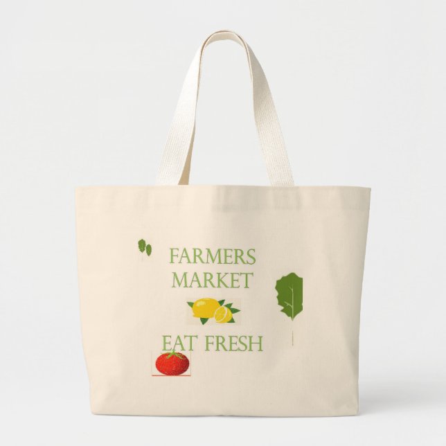 Bolso De Tela Gigante Jumbo Tote Baf (Frente)