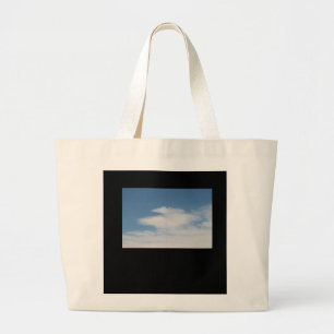 BOLSO DE TELA GIGANTE JUMBO TOTE BAG CIELO AZUL Y NUBES