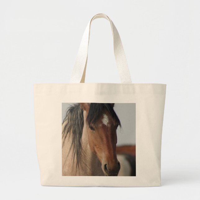 BOLSO DE TELA GIGANTE JUMBO TOTE BAG WILD HORSE (Frente)