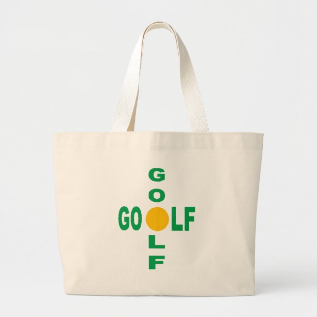 Bolso De Tela Gigante Jumbo Tote DESIGN GOLF (Frente)