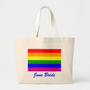 Bolso De Tela Gigante June Bride/Gay Pride