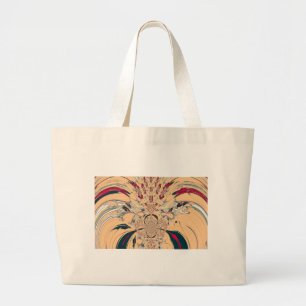 Bolso De Tela Gigante Kaleidoscopio Africano Vibrante: Un Delicioso Bril