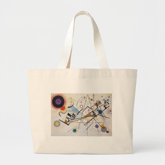 Bolso De Tela Gigante Kandinsky 1923/composicion viii/pixdezines (Frente)