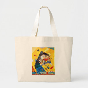 Bolso De Tela Gigante Kandinsky Armonía silenciosa Resumen Arte