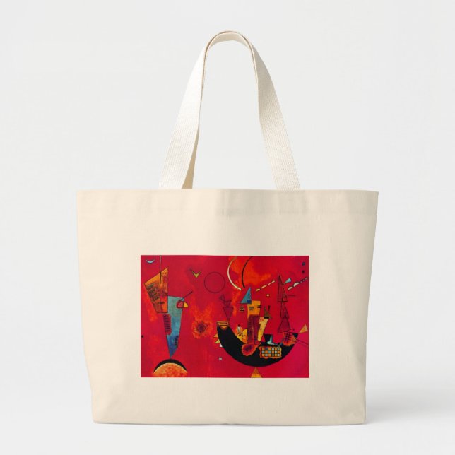 Bolso De Tela Gigante Kandinsky Mit und Gegen (Frente)