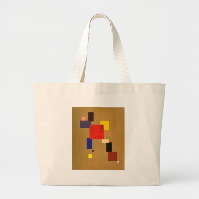 Bolso De Tela Gigante Kandinsky Trece Rectángulos Resumen Pintura (Frente)