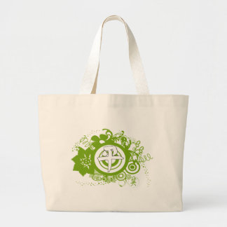 Bolso De Tela Gigante Kanji por la paz