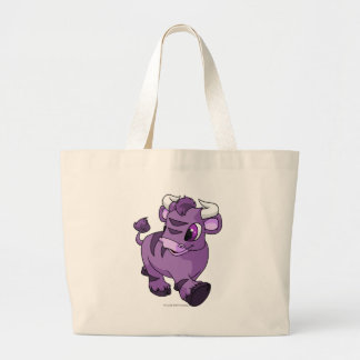 Bolso De Tela Gigante Kau púrpuras