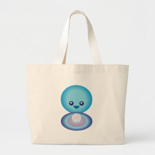 Bolso De Tela Gigante Kawaii Happy Clam