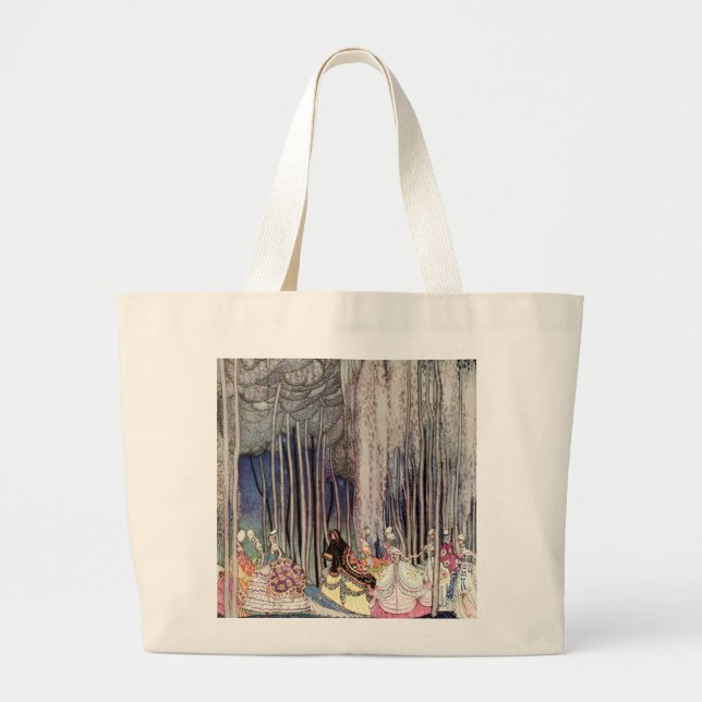 Bolso De Tela Gigante Kay Nielsen's The Twelve Dancing Princesses (Frente)