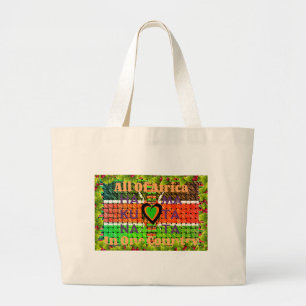 Bolso De Tela Gigante Kenia Hakuna Matata