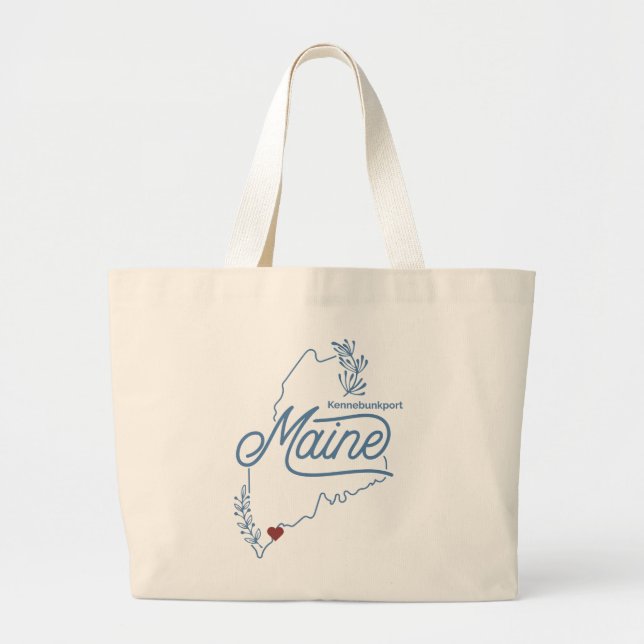 Bolso De Tela Gigante Kennebunkport Tote Bag (Frente)