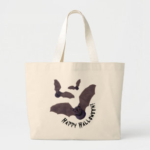 Bolso De Tela Gigante KiniArt Bats Halloween