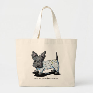 Bolso De Tela Gigante KiniArt Scottie Terrier PJs