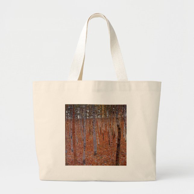 Bolso De Tela Gigante Klimt Beechwood-Forest (Frente)