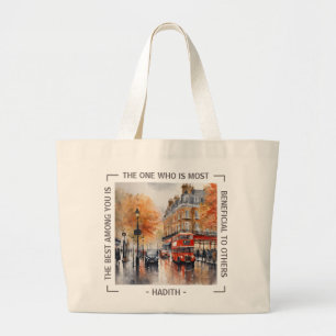 Bolso De Tela Gigante Knightsbridge Rainy Day Hadith Tote Bag