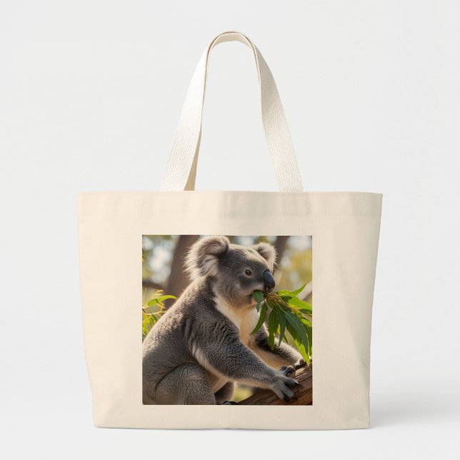 Bolso De Tela Gigante koala design tote bag  (Frente)