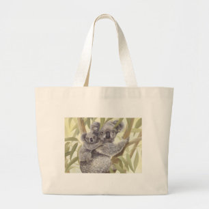 Bolso De Tela Gigante Koalas