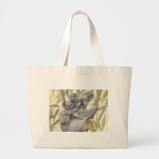 Bolso De Tela Gigante Koalas (Frente)