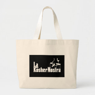 Bolso De Tela Gigante Kosher Nostra