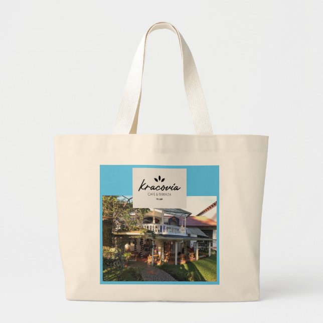 Bolso De Tela Gigante Kracovia Cafe Tote - Veces y chocolate (Frente)