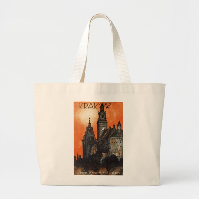 Bolso De Tela Gigante Kraków (Frente)