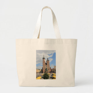 Bolso De Tela Gigante Kraków, iglesia de Mariacki, la iglesia de St
