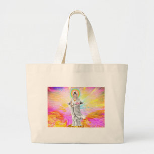 Bolso De Tela Gigante Kwan Yin la diosa de la compasión