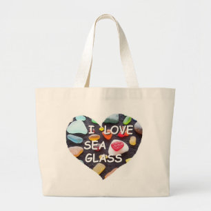 Bolso De Tela Gigante l VIDRIO del MAR del AMOR