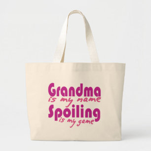 Bolso De Tela Gigante La abuela es mi nombre