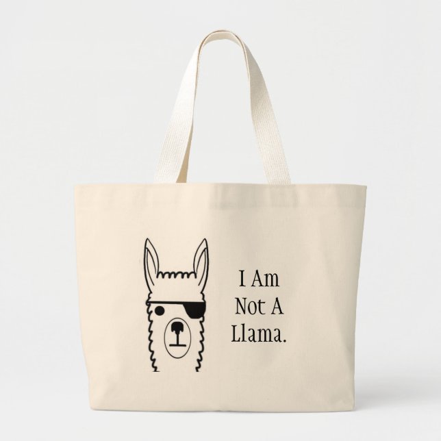 Bolso De Tela Gigante La alpaca es especial (Frente)