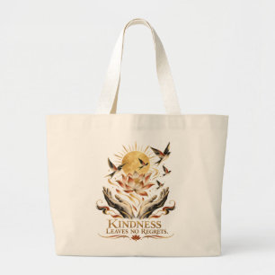 Bolso De Tela Gigante La amabilidad no deja remordimientos Dhammapada
